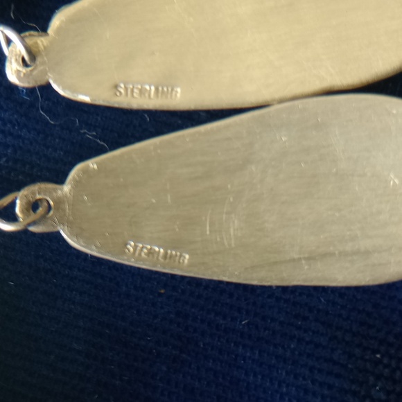 Vintage Native Style Mask Headdress Kachina Sterling Silver Dangle Earrings - Picture 6 of 12